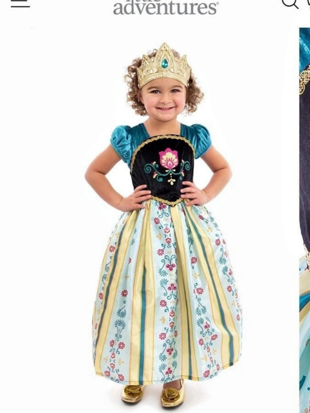 Little Adventures Anna Alpine Coronation Dress Frozen